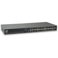 LevelOne GEP-2682 - Schalter - L3 Lite - verwaltet - 24 x 10/100/1000 (PoE+)