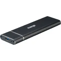 Akasa AK-ENU3M2-02, SSD-Gehäuse, M.2, M.2, 10 Gbit/s, USB Anschluss, Schwarz