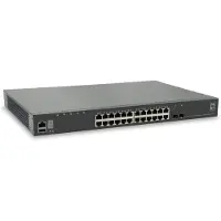 LevelOne EFB GTL-2891 28-Port Stackable L3 Managed Gigabit Switch, 2x 10G SFP+, 1x 10G Modulslot GTL2891