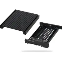 Icy Dock MB705M2P-B, SSD-Gehäuse, M.2, M.2, 32 Gbit/s, Schwarz