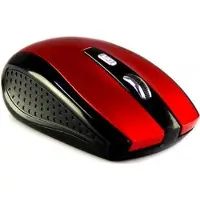 Media-Tech Raton Pro R, Beidhändig, Optisch, RF Wireless, 1600 DPI, Schwarz, Rot