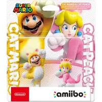 Amiibo Katzen-mario Und Katzen-peach Mehrfarbig PAL Mehrfarbig PAL