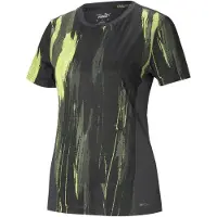 Puma individualCUP Damen Graphic Trikot black/asphalt/soft fluo yellow L