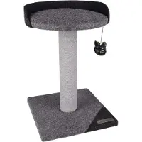 Flamingo Kratzbaum Robert – Grau/Dunkelgrau, 45 cm | Kompakter Spiel- & Kratzbau