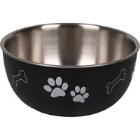 Flamingo Diner mit kena schwarzem Deckel l 17,2 cm 1250 ml Hund
