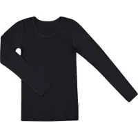Joha - Women's Blouse L/S 85/15 - Merinounterwäsche Gr L schwarz