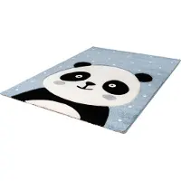 Arte Espina Kinderteppich "Amigo 522", rechteckig, 15 mm Höhe, Panda Bär Motiv