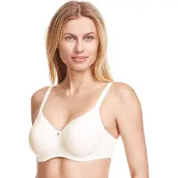 Susa T-Shirt-BH "Spacer BH mit Bügel Catania", Damen, Gr. 90, Cup C, beige (ivory), Stoff, Obermaterial: 50% Polyamid PA. 30% Polyester PES. 20% Elasthan EL., BHs T-Shirt-BH