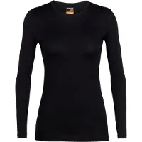 Icebreaker W 200 Oasis Long Sleeve Crewe black (IB001) XL