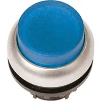 Eaton 216973 Leuchtdrucktaste, RMQ-Titan, hoch, tastend, blau, unbeschriftet, Frontring Titan M22-DLH-B - 5 Stück