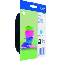 Brother Ink LC221CBP, Standardertrag, Cyan, Tinte auf Farbstoffbasis, 1 Stück(e), 260 Seiten, Einzelpackung