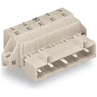 Wago 723-608/019-000/035-000 1-Leiter-Stiftleiste,CAGE CLAMP,2,5 mm2,lichtgrau 723608019000035000 - 25 Stück