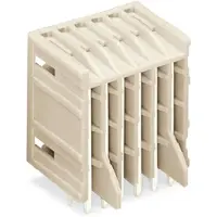 Wago 734-408/001-000 THT-Doppelstock-Stiftleiste,Lötstift 1,0 x 1,0 mm,abgewinkelt,lichtgrau 734408001000 - 50 Stück