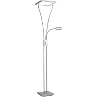 Leuchtendirekt LED Deckenfluter MARIAN dimmbar per Drehknopf, schwenkbar, Leselampe Wohnzimmer, Büro, Arbeitszimmer
