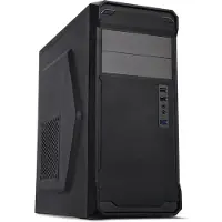 NOX Kore, Midi Tower, PC, Schwarz, ATX, micro ATX, Kunststoff, SPCC, Heimbüro