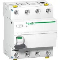 Schneider Electric Electric A9Z22491 Fehlerstrom-Schutzschalter iID, 4P, 100A, 100mA, Typ A