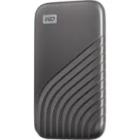 Western Digital My Passport, 500 GB, USB Typ-C, 3.2 Gen 2 (3.1 Gen 2), 1050 MB/s, Passwortschutz, Grau