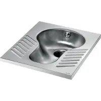 Delabie Hock-WC SHA XS 1 Spritzko. mit Ger-Vers. Edst. 1.4301 sat.