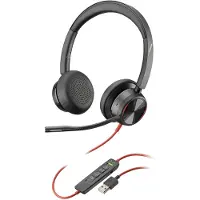 Poly Blackwire 8225 Kopfhörer Kabelgebunden Kopfband Büro/Callcenter USB Typ-A Schwarz