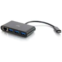 C2G 82406 USB 3.2 Gen 1 (3.1 Gen 1) Hub & Hub Typ-C 5000 Mbit/s Schwarz