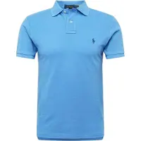 Ralph Lauren für Herren. 710795080015 Slim-Fit-Poloshirt aus Piqué in Blau (M), Lässig, Baumwolle, Kurzarm