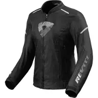 REV'IT! Revit Sprint H2O Damen Motorrad Textiljacke, schwarz/weiß, 44