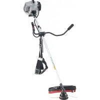 Al-Ko BC 400 B, Rasentrimmer, 41 cm, Klinge & Nylonschnur, U-Griff, 7000 RPM, Schwarz, Grau, Rot