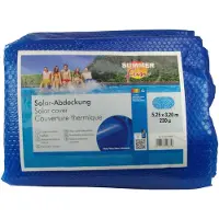 Summer Fun 501550017, Pool-Solarabdeckung, Oval, Blau, 5200 mm, 3170 mm, 0,23 mm