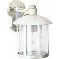 Albert 671835 Wandleuchte Typ Nr. 1835 - Farbe: weiß-gold, für 1 x Lampe, E27