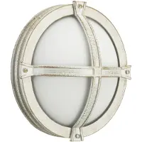 ALBERT LEUCHTEN 676230 Wand- und Deckenleuchte Typ Nr. 6230 - Farbe: weiß-gold, für 1 x Lampe, E27