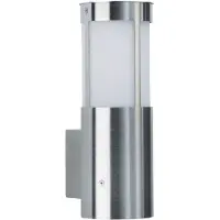 Albert 690324 Wandleuchte Typ Nr. 324 - Edelstahl, für 1 x Lampe, E27