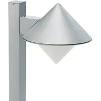 Albert 692026 Wegeleuchte Typ Nr. 2026 - Farbe: Silber, für 1 x Lampe, E27