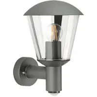 Albert 621855 Wandleuchte Typ Nr. 1855 - Farbe: anthrazit, mit BWM für 1 x Lampe, E27