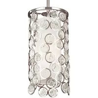 Elstead Lighting Lexi Pendelleuchte nickel poliert Feiss FE-LEXI-MP