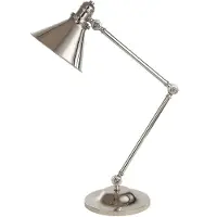 Elstead Lighting Elstead Provence Tischleuchte E27 Poliertes Nickel