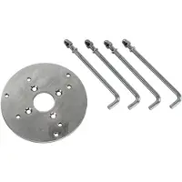 SLV Betonanker-Set für Sockel- und Wegeleuchten