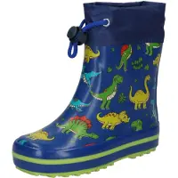 Beck Jungen Mini Dino Gummistiefel, Blau, 25 EU