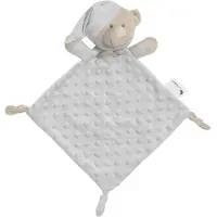 Interbaby kuscheltier Bär 28 x 17 cm Plüsch grau