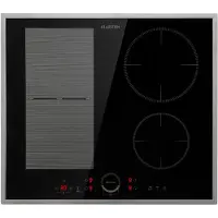 Klarstein Induktionskochfeld, Glaskeramik Kochfeld, Induktionskochfeld mit 4 Platten, Einbau-Induktionskochfeld mit Touch-Display, Digitalanzeige und Timer-Funktion, Schnelles Aufheizen, 7000 Watt