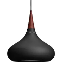 Fritz Hansen Orient P2 Pendel schwarz/rose Ø 34cm