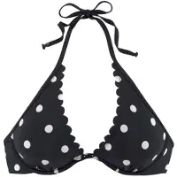 LASCANA Bügel-Bikini-Top "Jada" mit Muschelkante und Punktedesign