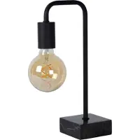Lucide Tischleuchte Lorin in Schwarz