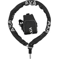Axa 59551195SC Einsteckkette RLC 100 100cm inkl. Outdoortasche, schwarz (1 Stück)