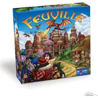 Sonstige Verlage Huch Brettspiel Feuville für 2-4 Spieler, ca. 60 Min. Spieldauer, 295x295x70mm