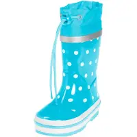 Playshoes Kinder Gummistiefel aus Naturkautschuk, trendige Uni Regenstiefel m