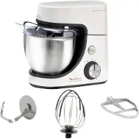 Moulinex QA510110, 4,6 l, Weiß, Drehregler, 1,8 kg, 0,8 kg, Edelstahl