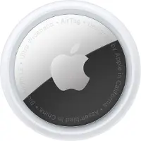 Apple AirTag, Artikel, Finder, Silber, Weiß, Staubresistent, Spritzwassergeschützt, Regensicher, IP67, CR2032