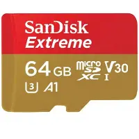 SanDisk RealWear 171043, 64 GB, MicroSDXC, Klasse 3, UHS, 90 MB/s, 30 MB/s