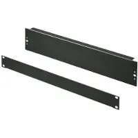 Rittal 1U 19-Zoll Blindplatte Schwarz RAL9005 - 7151005 [2 Stück]