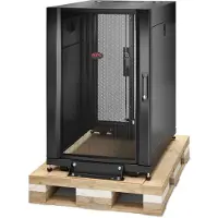 APC AR3006SP NetShelter SX, 18 HE Server Rack-Gehäuse, 600 mm x 900mm, mit schwarzen Seitenteilen und stoßdämpfendem Shock Packaging